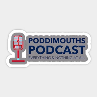 PoddiMouths Logo Sticker